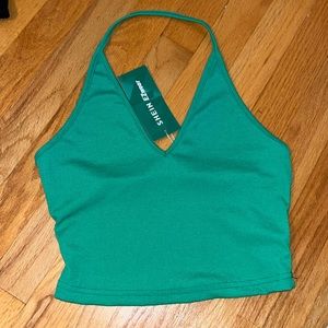 Green Haltertop